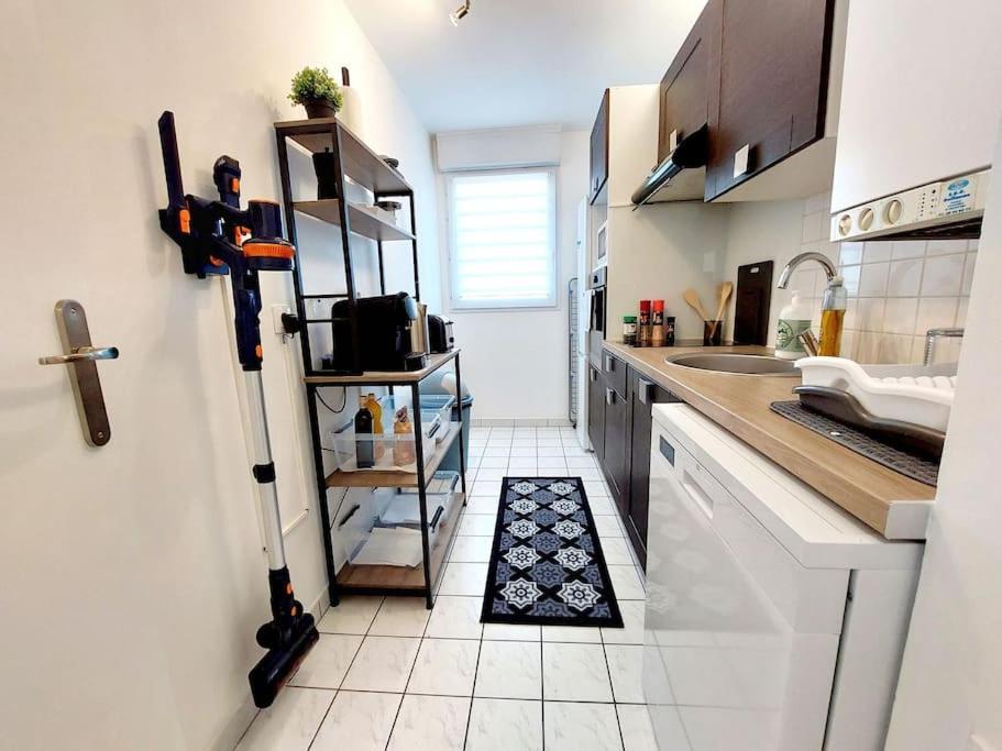 Cosy Home 2, 2 Chambres, 6 Personnes, 3 Min Gare, Parking Cergy Ngoại thất bức ảnh
