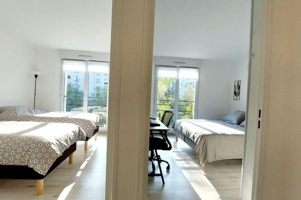 Cosy Home 2, 2 Chambres, 6 Personnes, 3 Min Gare, Parking Cergy Ngoại thất bức ảnh